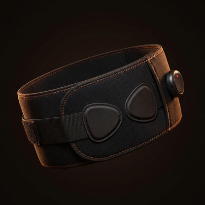 Unknot Heat Belt, front, on a dark background