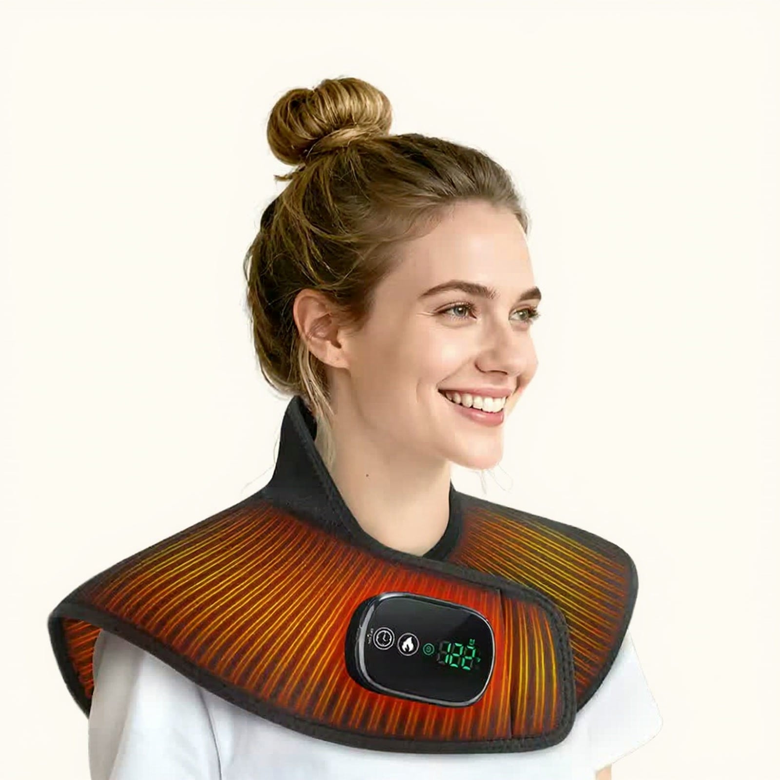The Unknot Neck & Shoulder Wrap, front view